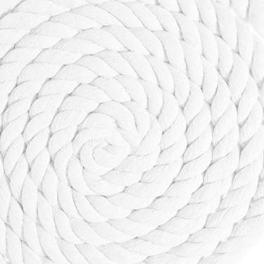 Imagem de Corda de algodão trançado natural West Coast Paracord – Corda artesanal – Corda tripla super macia e forte para esportes, decoração, artesanato, macramê, uso interno (2,5 cm x 4,5 m, branca)