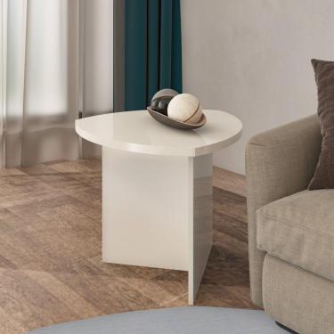 Imagem de Mesa Lateral Delta Artely Off White