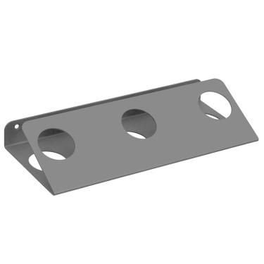 Imagem de Adega Tripla de Parede Pequena Preta para 3 Garrafas de Vinho Espumante Organize Masutti