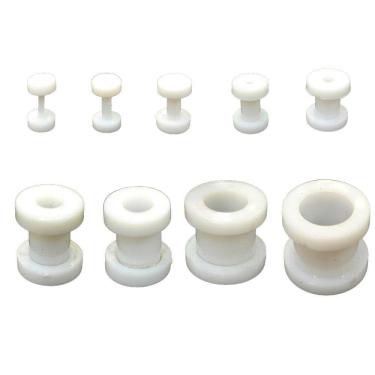 Imagem de Brincos Alargador Acrilico Unissex 1mm A 12mm Túnel 1 Par