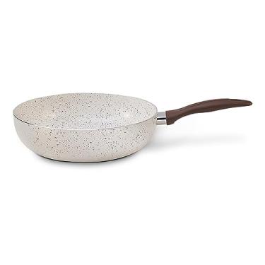 Imagem de Wok com fundo de indução, Cerâmic Life,3,4L, 28cm, 28 X 8cm Vanilla, Brinox