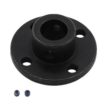 Imagem de Kokiya Acoplador do eixo guia do conector da junção do motor do acoplamento do eixo da flange com parafuso de fixação, 10MM