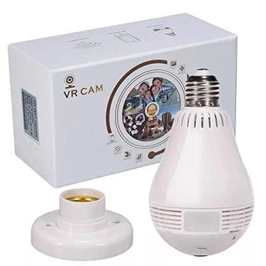 Imagem de Lampada Camera Celular 3d Wifi V380 Cam Monitoração