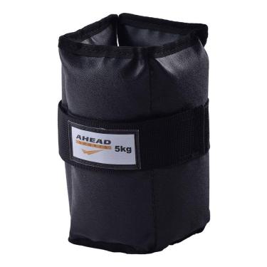 Imagem de Par de Caneleiras de Peso (Tornozeleiras) Pretas - 5 Kg