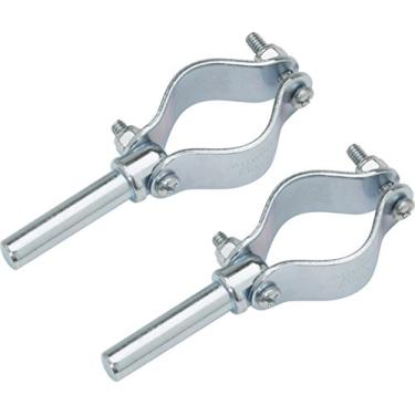Imagem de Attwood 9146-3 Barco de fileira de aço banhado a zinco de 2,2 cm, haste de trava de remo de fixação, conjunto de 2