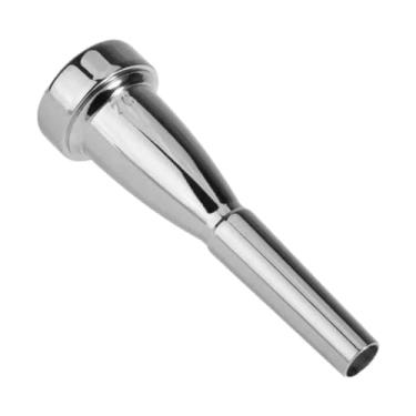 Imagem de kowaku Acessórios de bocal de trompete, peças de liga para instrumentos de vento, acessórios de trompete, profissionais, adultos, crianças, estudantes, Prata 7C