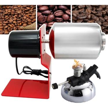 Imagem de Torradeira De Café 120g Para Uso Doméstico, Máquina Elétrica De Torrefação De Café Para Uso Em Cafeterias,Com Forno De Aquecimento, Máquina De Torrefação De Sementes De Castanha,220V-1