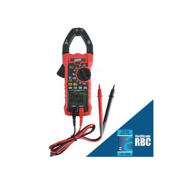 Imagem de Alicate Volt Amperímetro Digital Corrente Tensão Sem Contato Medição Surto True Rms Ncv Va-905 Portátil Certificado Rbc