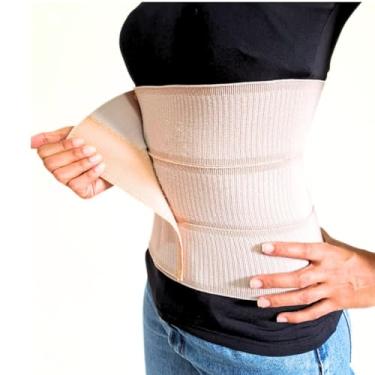 Imagem de Cinta Abdominal Pós Cirúrgica Lipo/Bariátrica Hérnia 3 Gomos/Paineis (XGG)