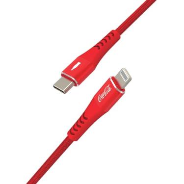 Imagem de Coca-Cola Cabo Elite Lightning para USB-C - Vermelho