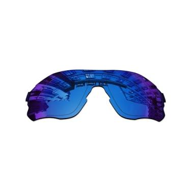 Imagem de Vonxyz Lentes de reposição para Oakley EV Zero Path OO9308 | Óculos de sol EV Zero Path Asian Fit - Sapphire MirrorCoat polarizado