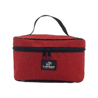 Imagem de bolsinha frasqueira necessarie organizador maquiagem viagem