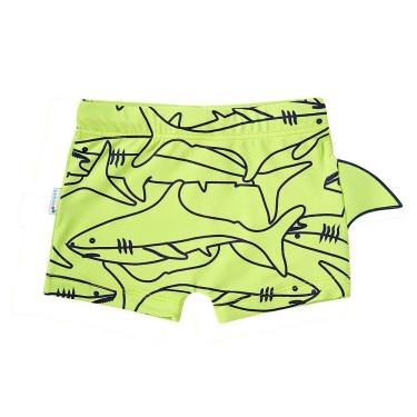 Imagem de Sunga Boxer Infantil Shark Verde Neon Tip Top