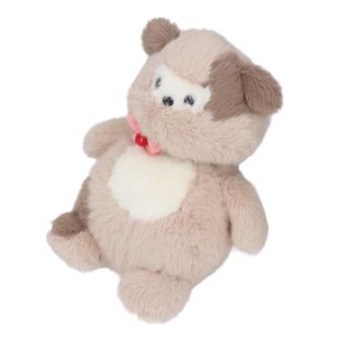 Imagem de Brinquedo de Pelúcia de Boneca de Cachorrinho, Brinquedo de Animal de Desenho Animado Com Colar Bonito, Decoração de Quarto Versátil para o Dia Dos Namorados