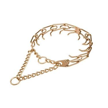 Imagem de Gola de pinça Herm Sprenger Curogan Ultra-Plus com placa central e corrente de montagem - 3,2 mm x 23 polegadas