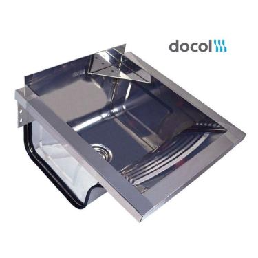 Imagem de Tanque Inox Docol Para Fixar Na Parede 44X47Cm