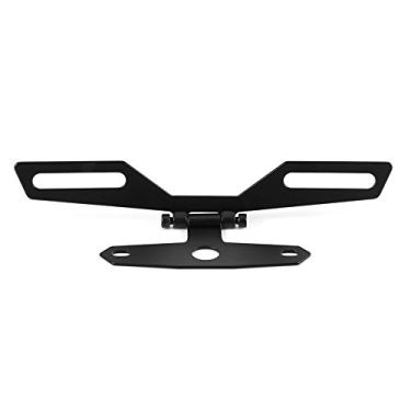 Imagem de Para placa de motocicleta flip Senyar motocicleta ATV placa de licença dobrável suporte traseiro suporte traseiro