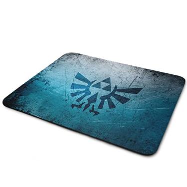 Imagem de Mouse pad Gamer Zelda Logo Azul