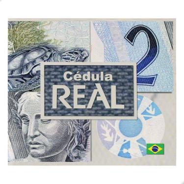 Imagem de Folder Encarte para Cédula de 2 Reais Descritivo