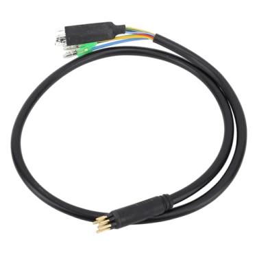 Imagem de Cabo de Extensão de Bicicleta, Cabo de Extensão de Motor Elétrico à Prova D'água de 9 Pinos Macho M6 para Kit de Conversão de Motor de Cubo Traseiro Dianteiro 66cm