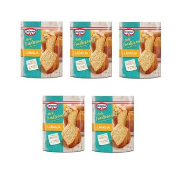 Imagem de Kit c/5un Bolo Tradicional de Laranja 400g - Dr. Oetker