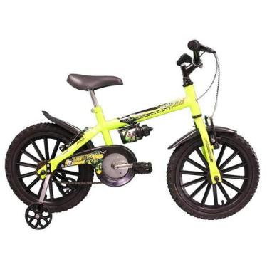 Imagem de Bicicleta Track & Bikes Dino, Aro 16, Neon - TRACK BIKE