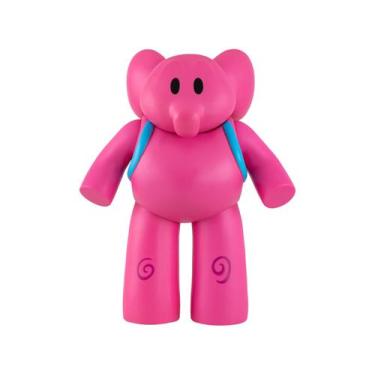 Imagem de Boneco Pocoyo Elly Grande 29cm Cardoso Toys, Rosa