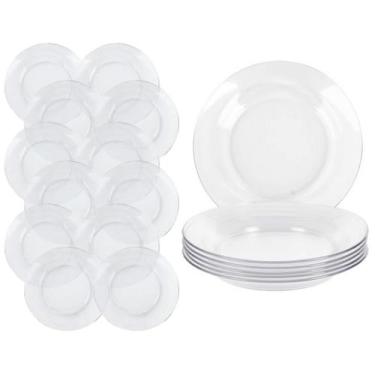 Imagem de Conjunto 12 Pratos Temperado Astral 22cm Refeição Duralex - NADIR FIGU