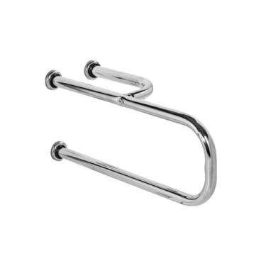 Imagem de Barra De Apoio Para Vaso Sanitário 80x20cm Lado Esquerda FS - FassinSh