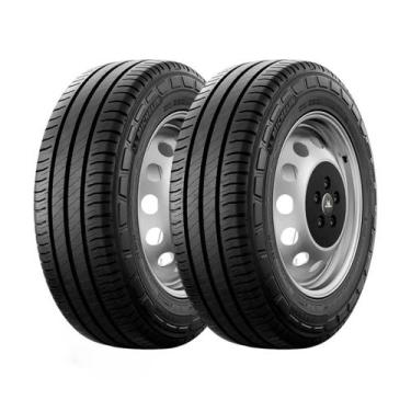 Imagem de Kit 2 Pneus Aro 16 Michelin 215/75 R16C 116/114R TL Agilis 3