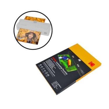 Imagem de Plásticos para Laminação Kodak A4 220x307mm Brilhante 80 mícrons