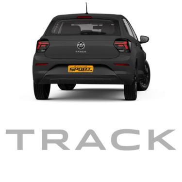 Imagem de Adesivo Traseiro Para Polo Track 2023 Vw Emblema Cinza - SPORTINOX