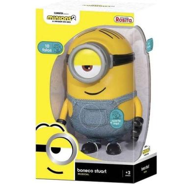 Imagem de Boneco Minions Stuart com 10 Frases 1080 Rosita - Baby BRINK, ..., ...