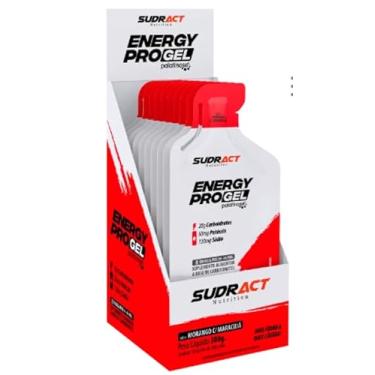 Imagem de Gel Carboidrato Energy Pro Gel Sudract Morango com Maracujá Cx 10 Un