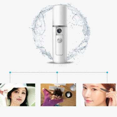 Imagem de Nano Spray Vaporizador agua Para Alongamento De Cílios Branco - ZEM