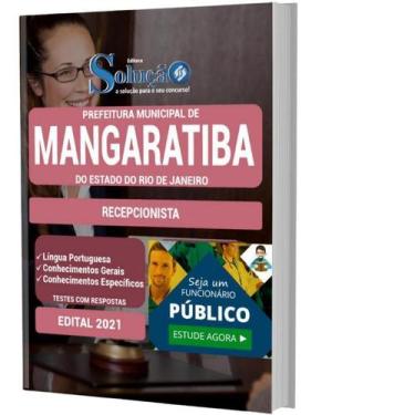 Imagem de Apostila Prefeitura Mangaratiba Rj - Recepcionista, Papel, Livro