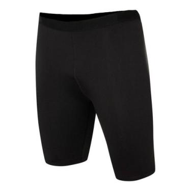 Imagem de Bermuda Térmica masculina segunda pele proteção UV TB moda fitness, Pr