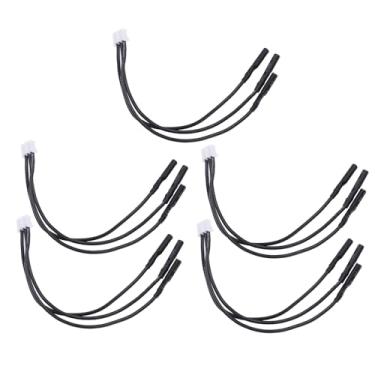 Imagem de Plugue Banana Fêmea para Fio Adaptador Ph3.0 3 Pinos, Conector de Motor Sem Escova Rc de 12cm para Axial Scx24, Material de Cobre de Silicone