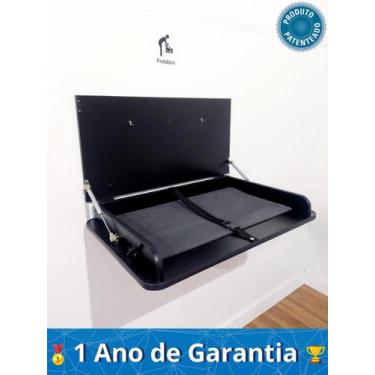 Imagem de Fraldário Trocador Bebê Preto Berçário Condomínio Comércio - SR fábric