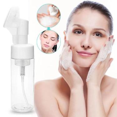 Imagem de 10 Frascos Pump 180ml Espuma Limpeza Facial Skin Silicone - Moment