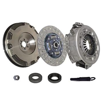 Imagem de Embreagem de conversão com kit de volante compatível com base de equator Premium Frontier S SE SV XE 2005-2019 2.5L 2488CC 152Cu. In. L4 GAS DOHC naturalmente aspirado (06080SMF)