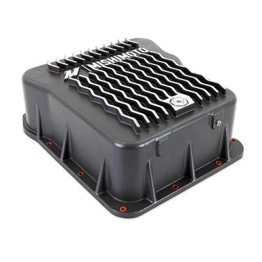 Imagem de Mishimoto Bandeja de transmissão de alumínio, compatível com Chevy/GMC 6.6L Duramax 2001-2019