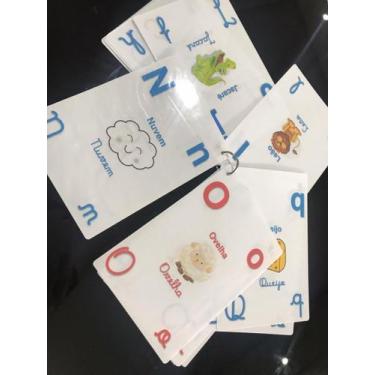 Imagem de Alfabeto Móvel Para Escrever As Letras Por Cima plastificado - T&D JOG