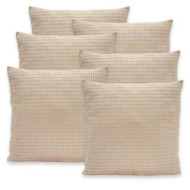 Imagem de Kit 6 Capas de Almofadas Favinho 40x40 C/ Zíper PIQUET Estampadas - Be
