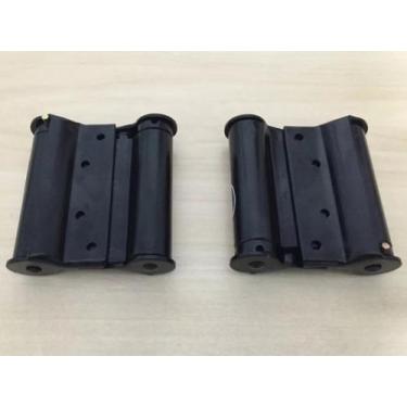 Imagem de 2 Dobradiça. Vai E Vem 4 Pole Aço Carbono - Preta Coimbra - comercialo