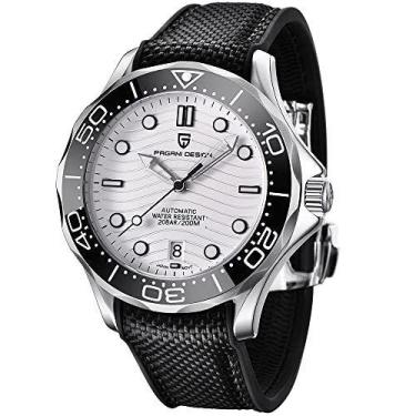 Imagem de Pagani Design 1685 Relógio masculino automático de mergulho, 100 m, ma