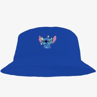 Imagem de Boné Chapéu Bucket Hat Estampado Stitch - MP Moda Masculina, Único, Az