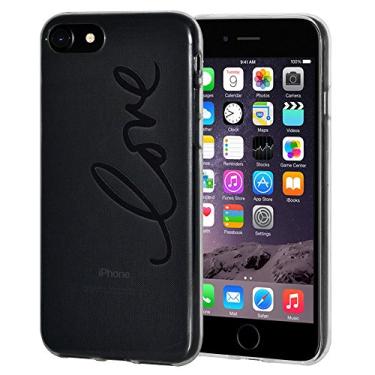 Imagem de AMZER Capa de TPU com estampa de gel macio para Apple iPhone 6, Apple iPhone 6S - Love