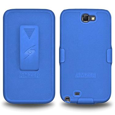 Imagem de Amzer AMZ94953 Shellster Shell Holster Combo Capa para Samsung Galaxy Note 2 II N7100-1 pacote - Embalagem de varejo - Azul