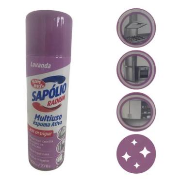 Imagem de Espuma Ativa Multiuso Lavanda Sapolio Radium Bombril 300ml - Sapólio